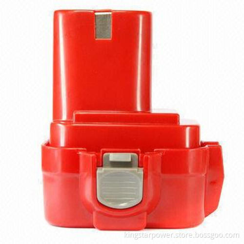 9.6V Power Tool Battery for Makita 192638-6/192534-A/9122 6207D 6207DWDE 6222D, Ni-CD/Ni-MH
